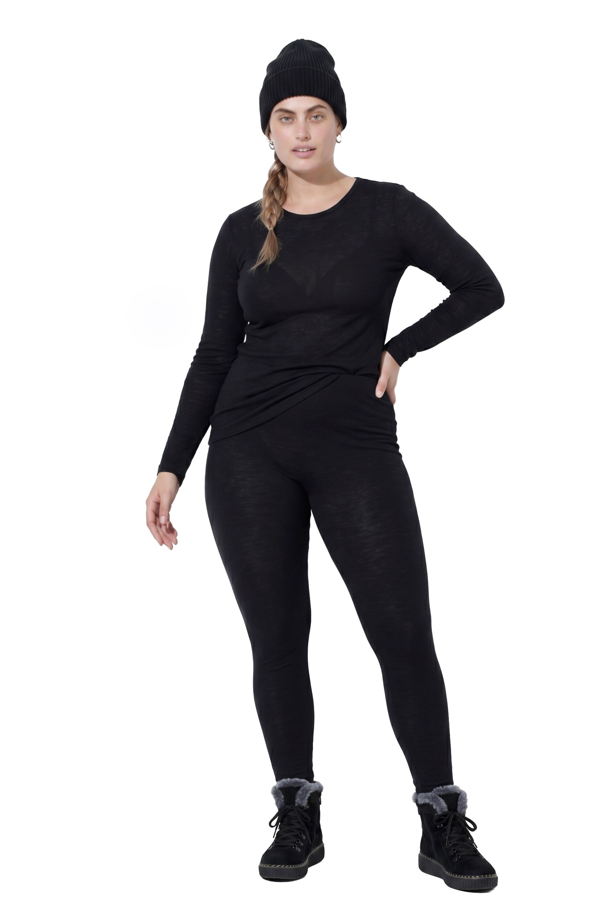Ulla Popken Skinny Leggings in Black