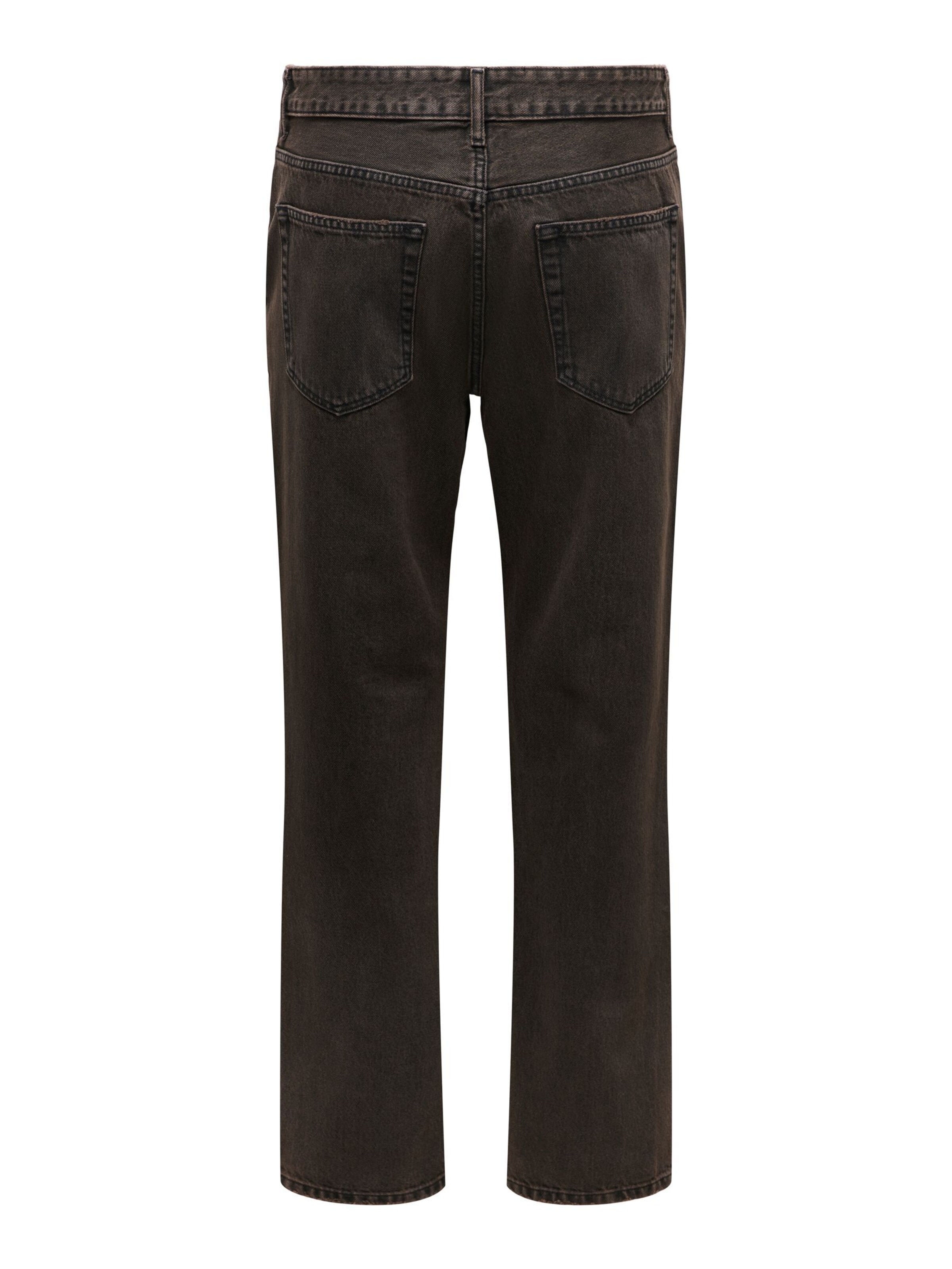 Only & Sons regular Jeans 'ONSedge' i brun