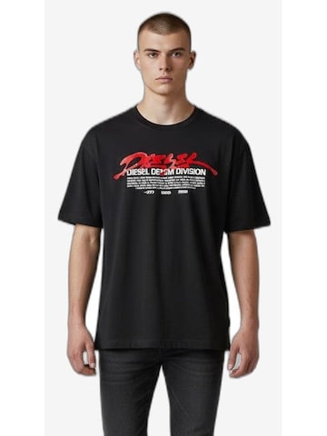 T-Shirt DIESEL en gris : devant