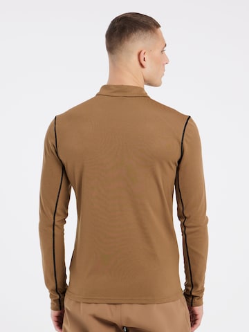 PROTEST Sportsweatshirt 'PRTKURANO' in Braun: Vorderseite