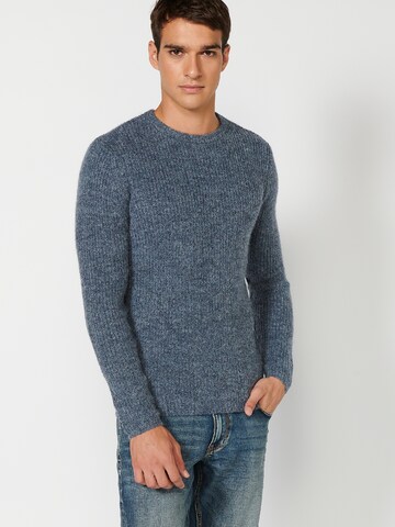 Pull-over KOROSHI en bleu