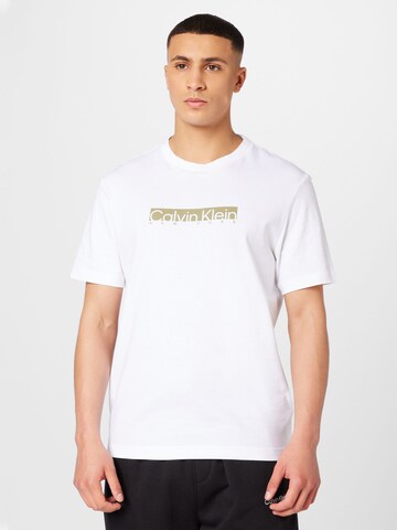 Calvin Klein - Camiseta en blanco: frente