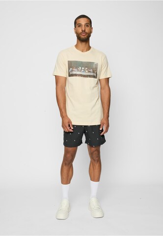 MT Men Shirt 'Can´t Hang With Us' in Beige