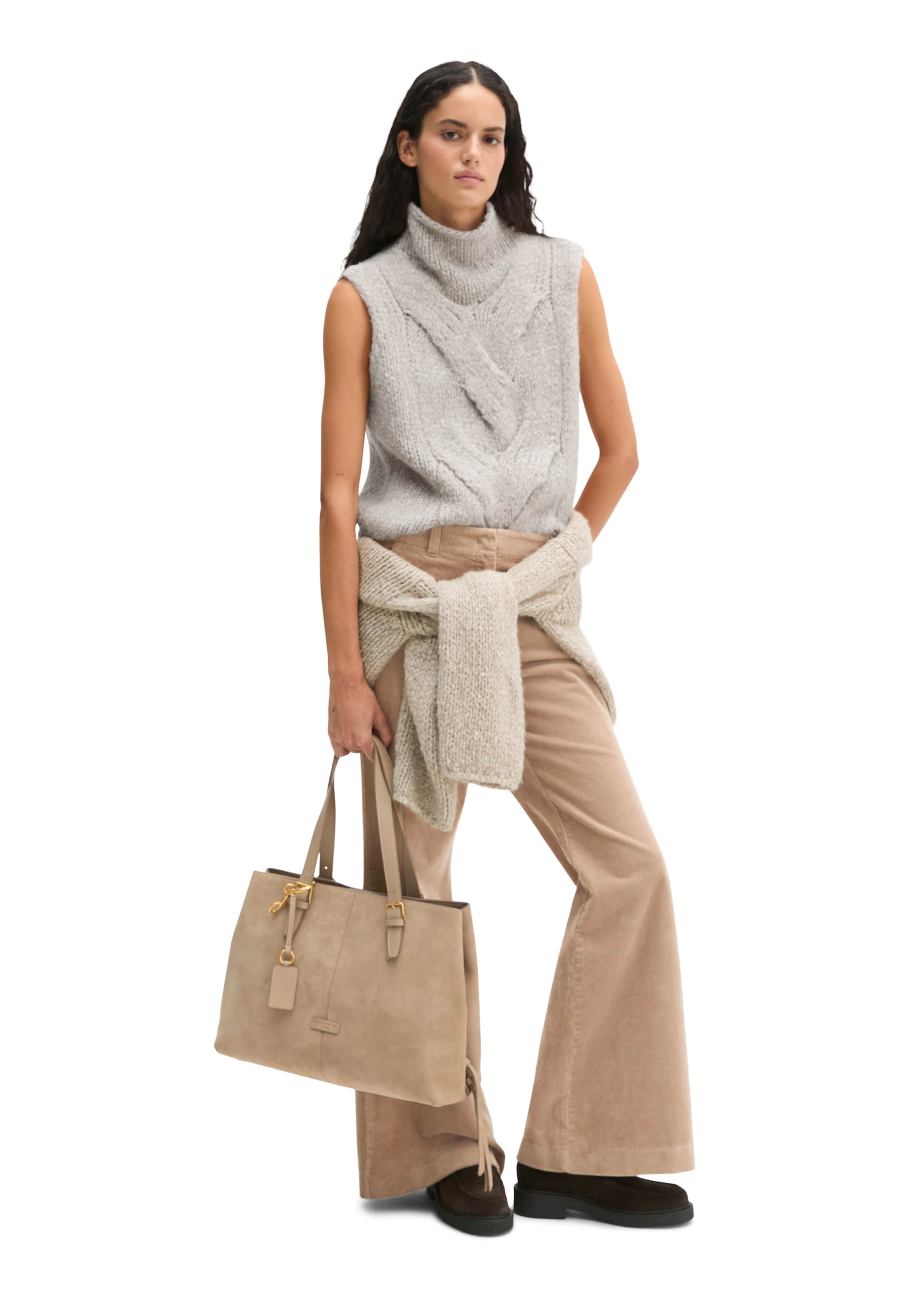 Marc O'Polo Shopper in Beige: front