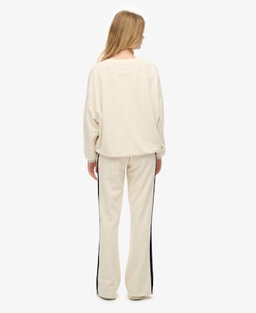 Loosefit Pantalon Superdry en blanc