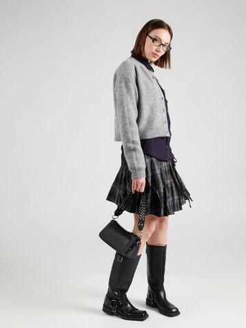 TOPSHOP Knit cardigan in Grey