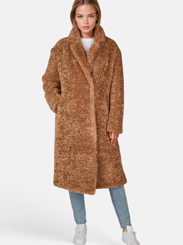 Manteau mi-saison White Label en marron : devant