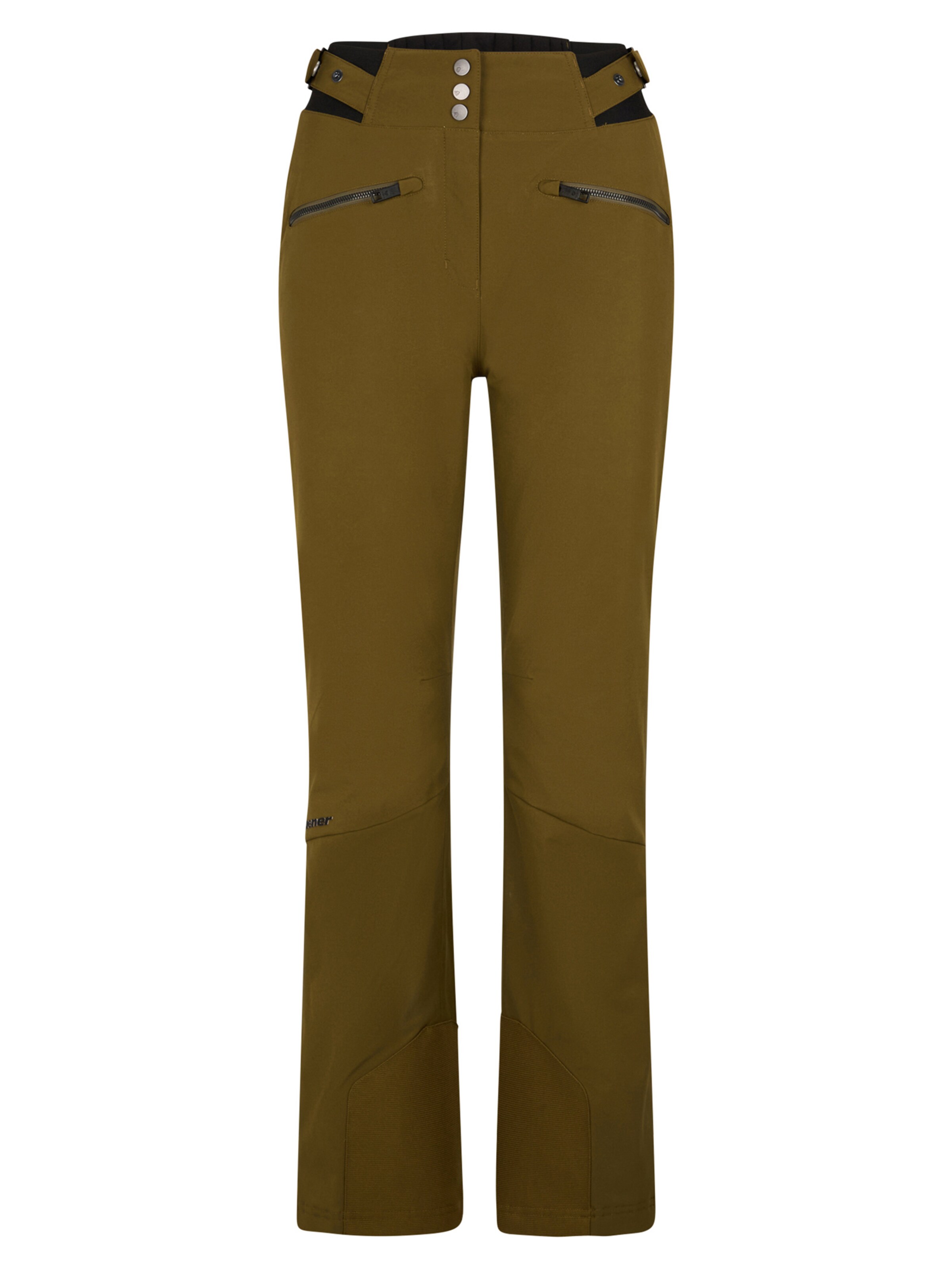 ZIENER Workout Pants 'Tilla' in Green: front