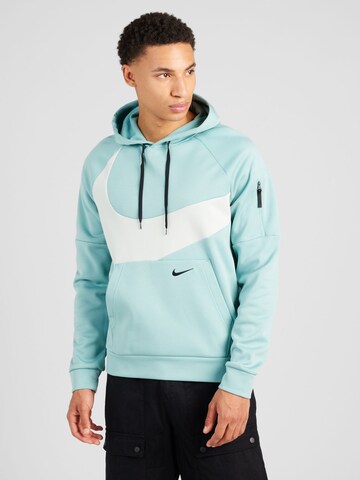 NIKE Athletic Sweatshirt in Green: front