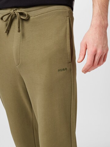 HUGO Tapered Broek 'Dayote' in Groen