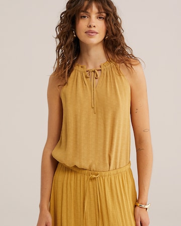 WE Fashion Top w kolorze żółty: przód