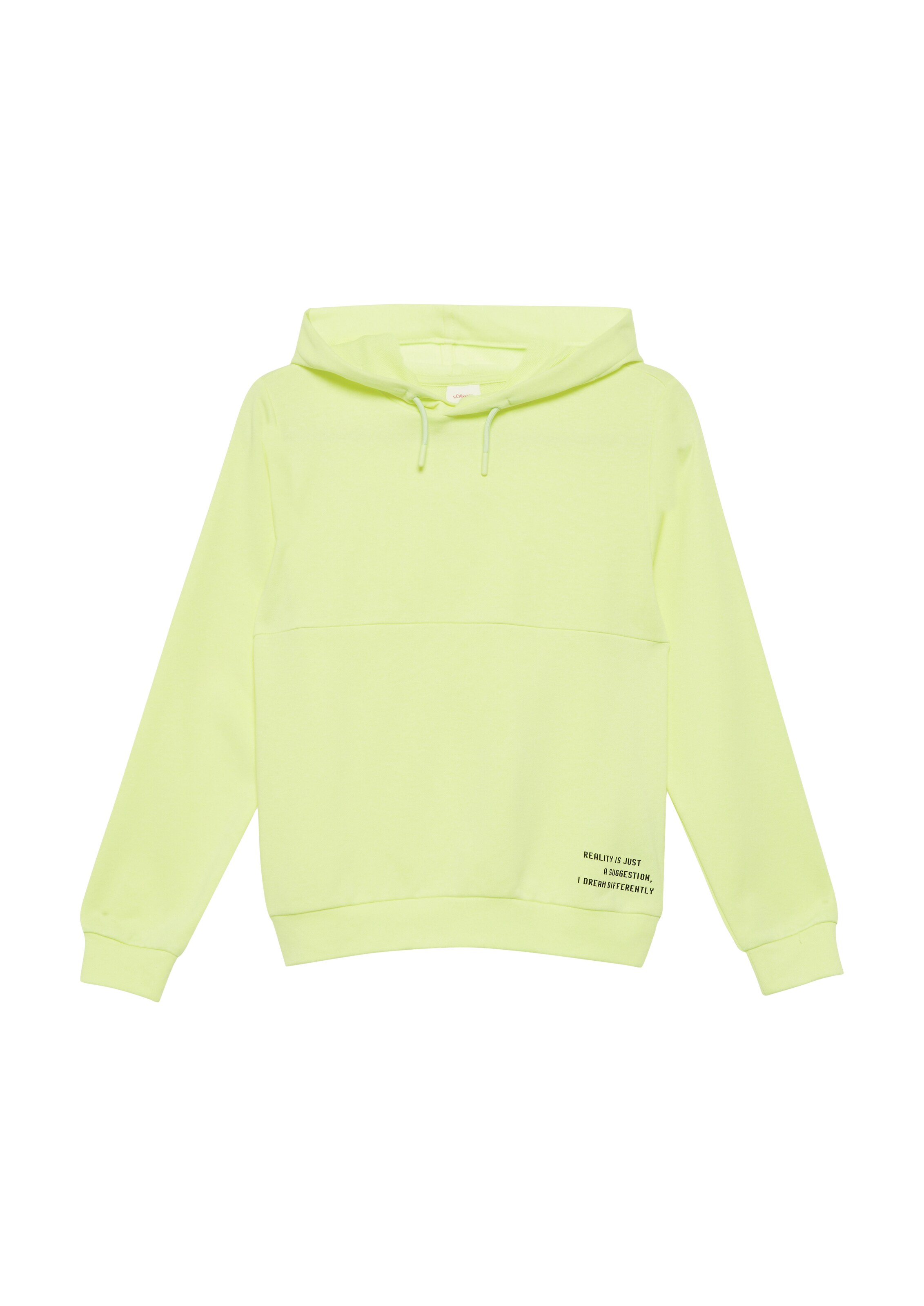 s.Oliver Sweatshirt in Geel: voorkant