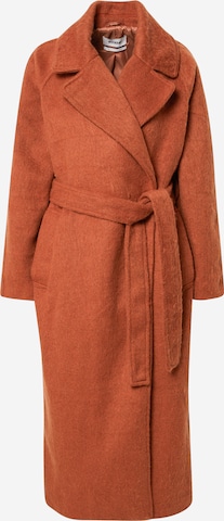 WEEKDAY Between-Seasons Coat 'Kia' in Brown: front