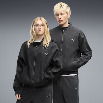 PUMA Trainingsjack 'FUTURE.PUMA.ARCHIVE T7' in Zwart: voorkant