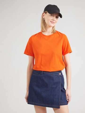 PIECES Shirt 'PCRIA' in Oranje: voorkant