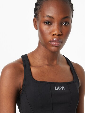 Lapp the Brand Bustier Biustonosz sportowy w kolorze czarny