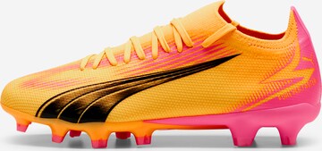 Chaussure de foot 'Ultra Match' PUMA en jaune : devant