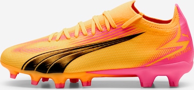 PUMA Soccer Cleats 'ULTRA MATCH' in Curry / Neon pink / Black, Item view