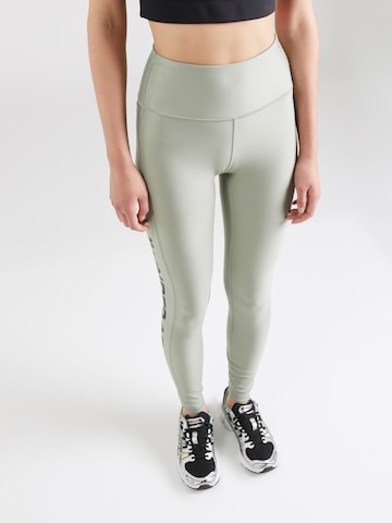 UNDER ARMOUR - Skinny Pantalón deportivo en verde: frente