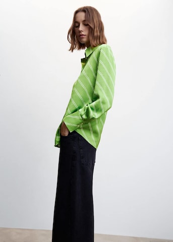 MANGO Bluza 'Ideale' | zelena barva
