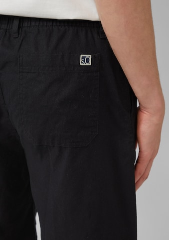 s.Oliver Loosefit Broek 'Detroit' in Zwart