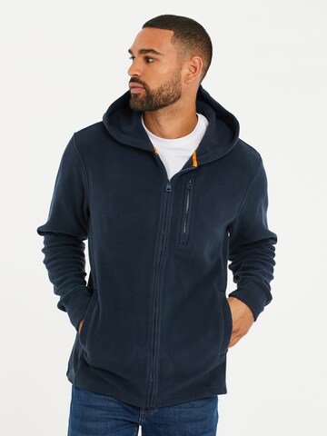 Threadbare Fleece jacket in Blue: front