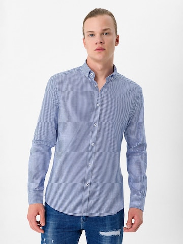Moxx Paris Regular fit Button Up Shirt in Blue