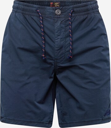 Superdry - regular Pantalón en azul: frente