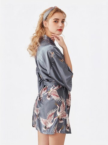 Vivi Idee Dressing Gown 'Nachthemd' in Grey