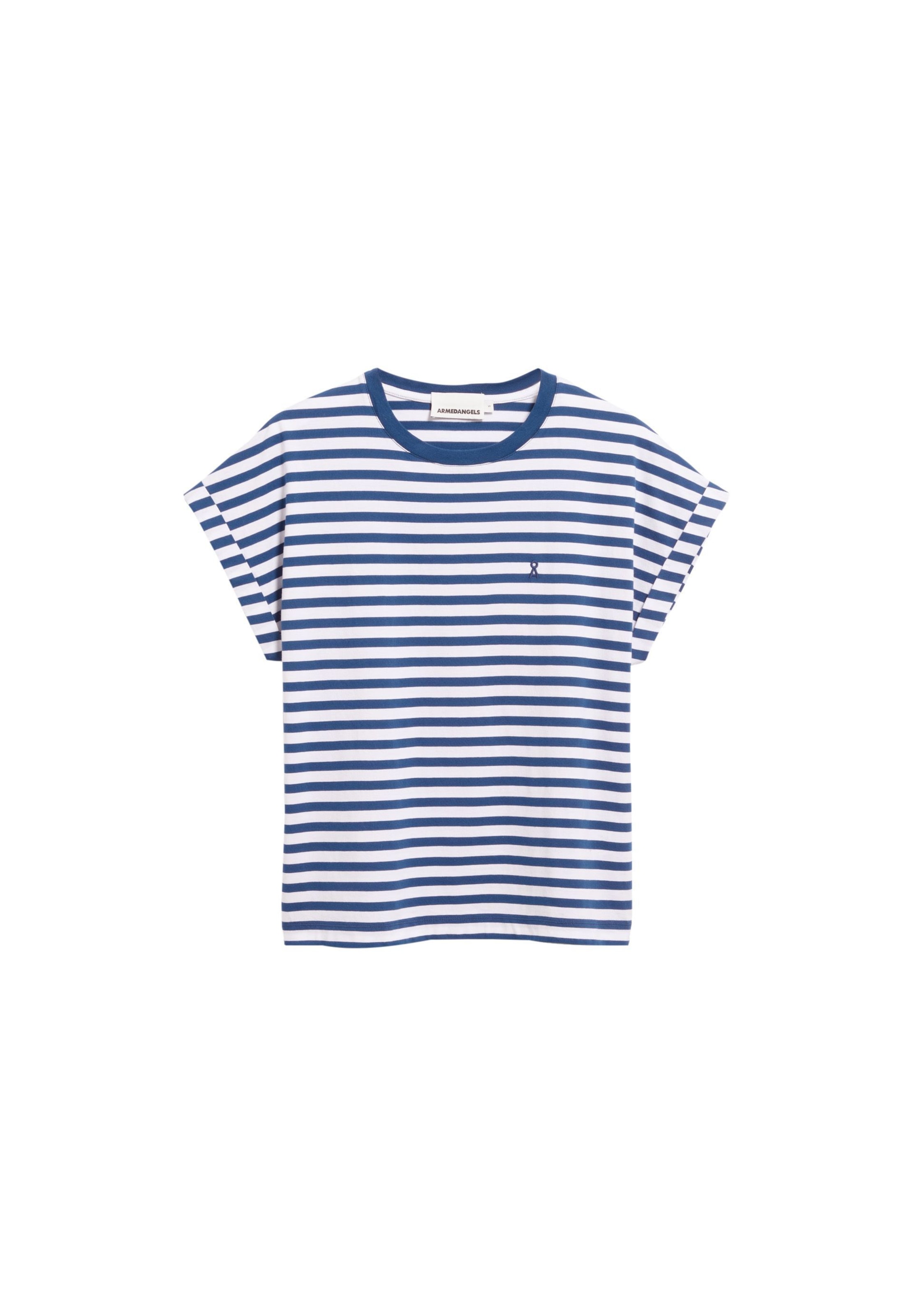 ARMEDANGELS T-Shirt IDAARA STRIPE in L in weiß, Produktansicht