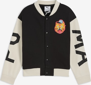 PUMA Jacke 'Moody Cat' in Schwarz: Vorderseite