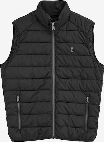 Polo Club Vest in Black: front
