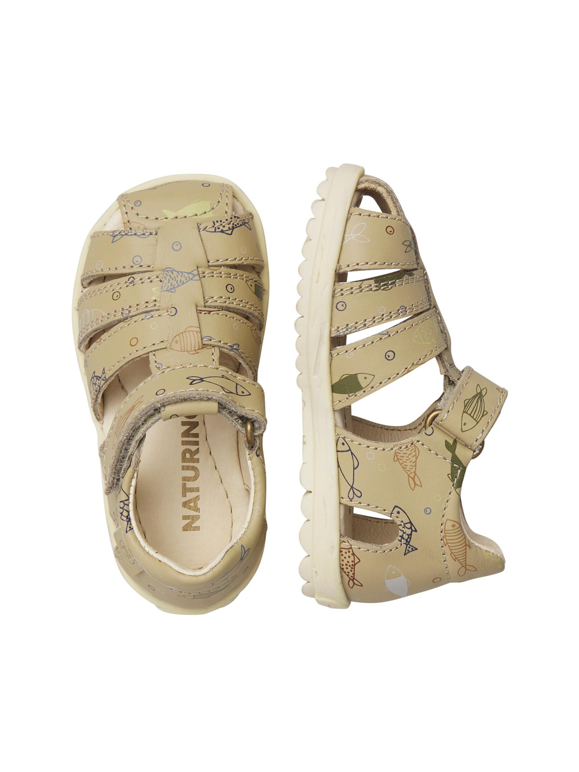 NATURINO Open schoenen 'See' in Beige