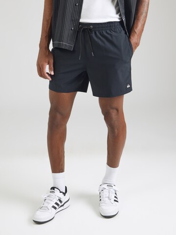 QUIKSILVER - Bermudas 'SURFSILK' en negro: frente