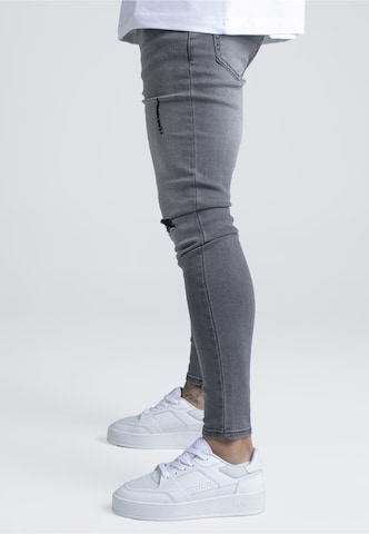 SikSilk - Skinny Vaquero en gris
