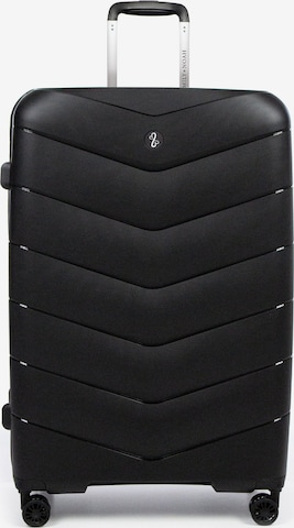 Emily & Noah Trolley 'E&N Travelbestie Werner' L in Schwarz: Vorderseite