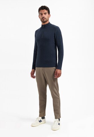 No Excess Pullover in Blau