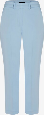 MORE & MORE Boot cut Pleated Pants in Blue: front