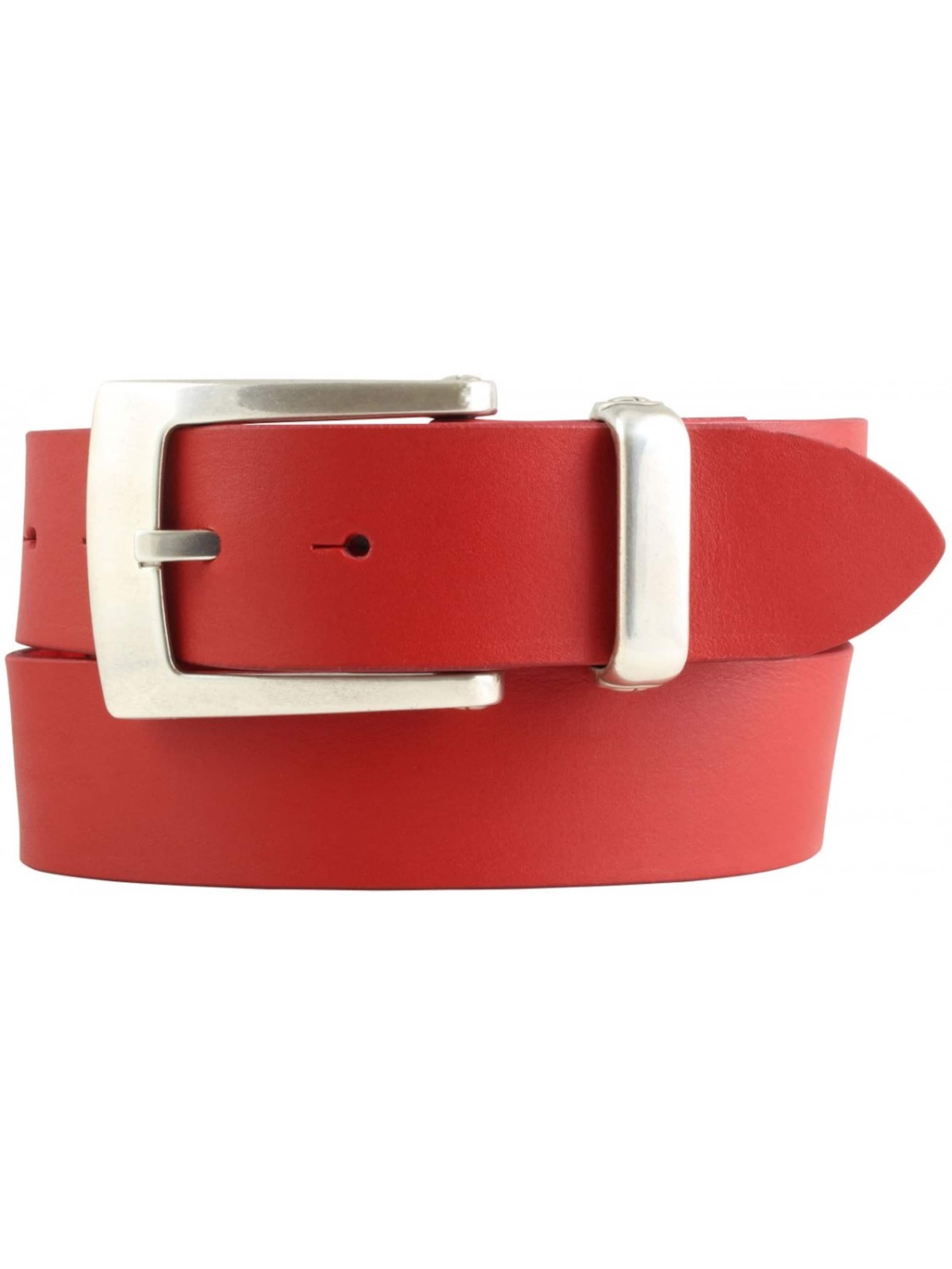 BELTINGER Belt 'Cagliaria' in Red: front