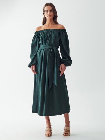 Willa Dress in Green: front