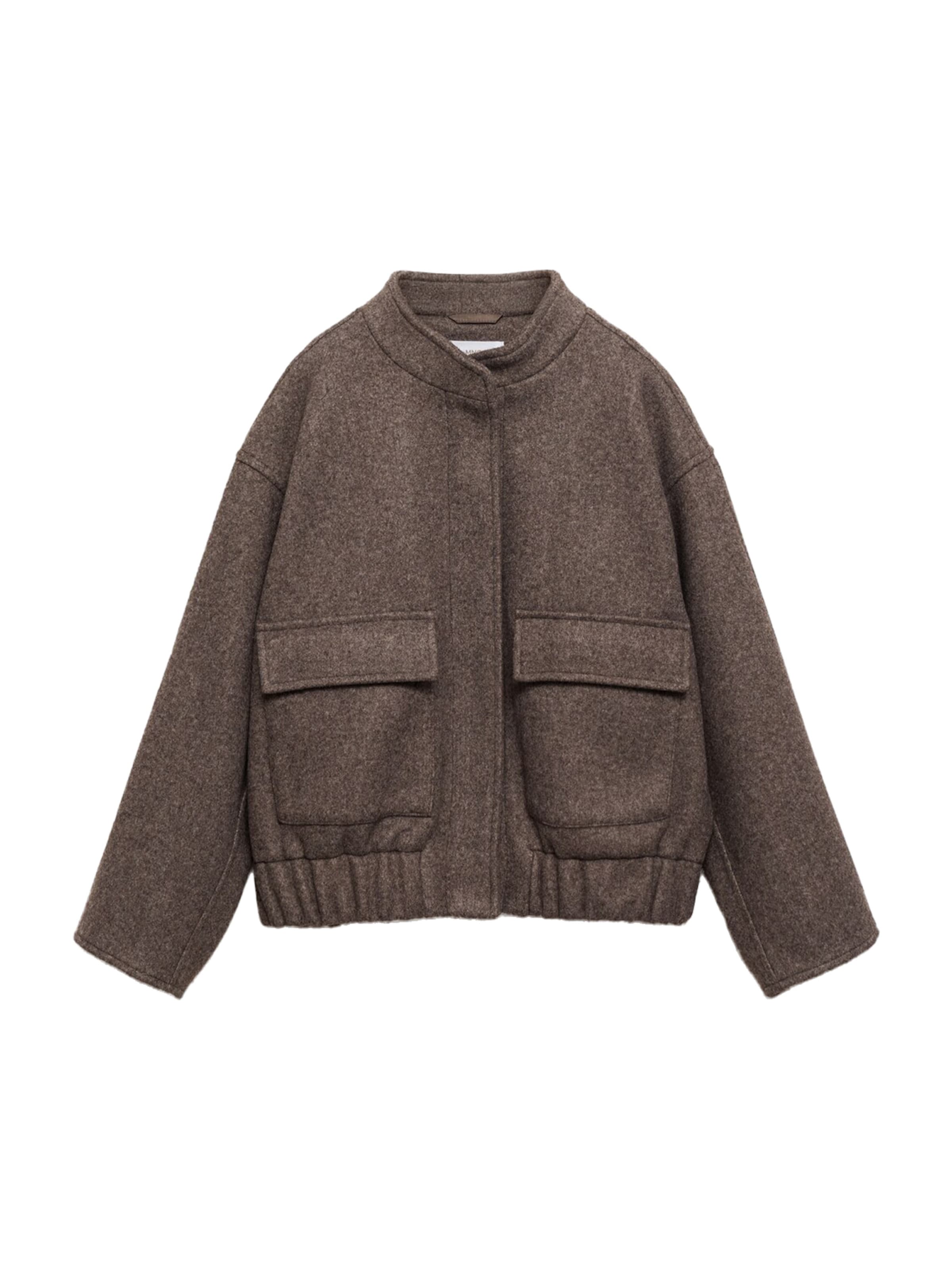 MANGO KIDS Преходно яке 'Vera' в кафяво: отпред