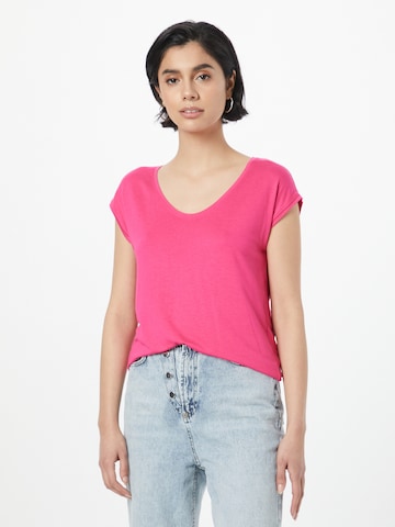 Maglietta 'Billo' di PIECES in rosa: frontale