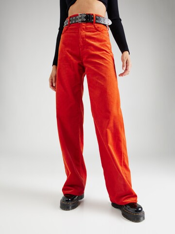 G-Star RAW Loosefit Broek 'Deck 2.0' in Oranje: voorkant