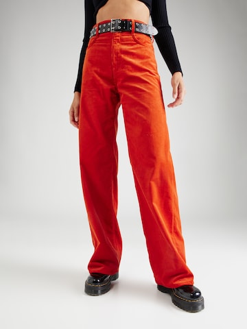 G-Star RAW - Loosefit Calças 'Deck 2.0' em laranja: frente