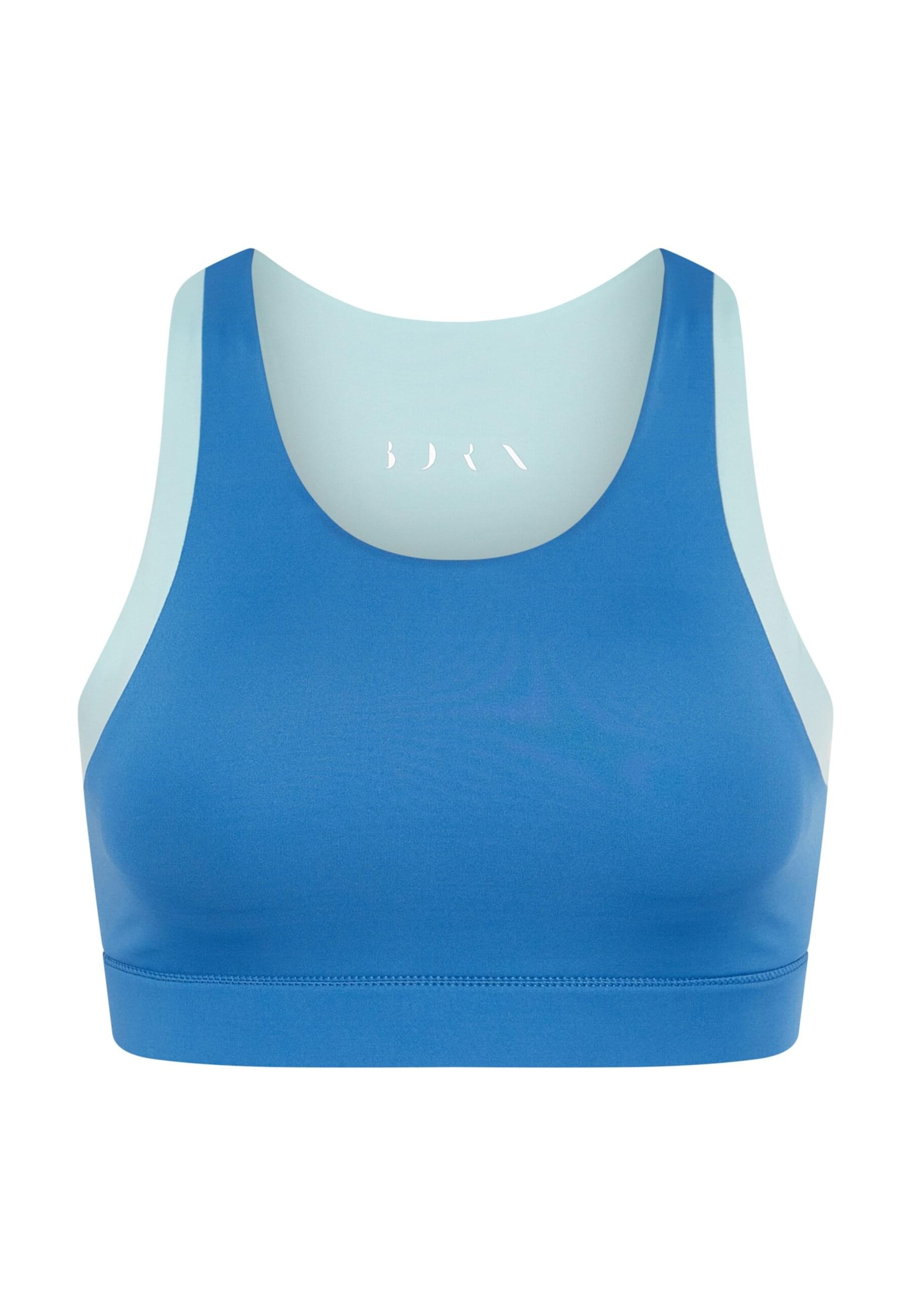 Born Living Yoga Sporttop 'Xenia' in Blauw: voorkant