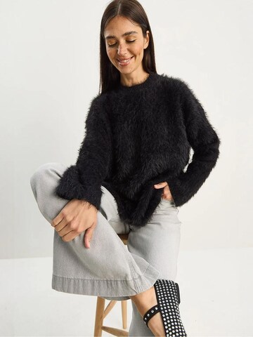 Bianco Lucci Pullover in Schwarz