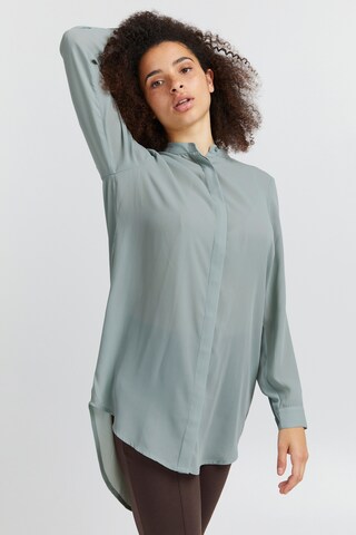 ICHI Blouse in Green: front