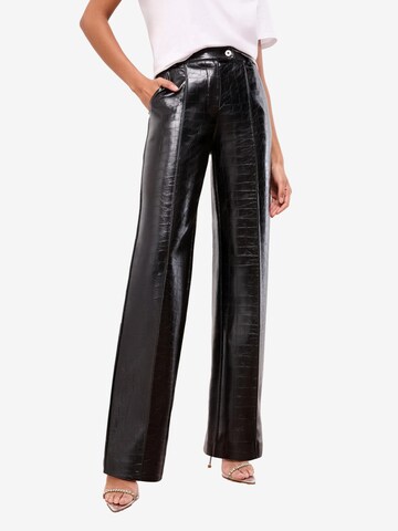 Lipsy Wide Leg Hose in Schwarz: Vorderseite