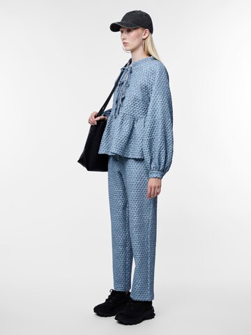 PIECES Regular Pants 'NIBE' in Blue