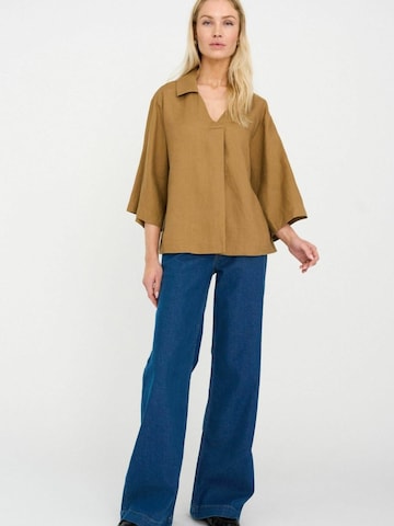 Ivy Copenhagen Shirt ' PD-Lina Linen ' in Brown